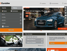 Tablet Screenshot of landrover.eurobike.com.br