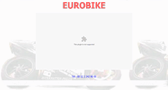 Desktop Screenshot of eurobike.be
