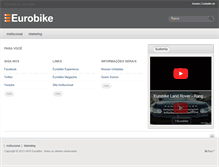 Tablet Screenshot of intranet.eurobike.com.br