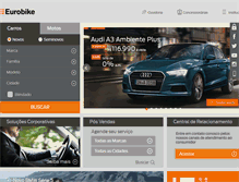 Tablet Screenshot of porsche.eurobike.com.br