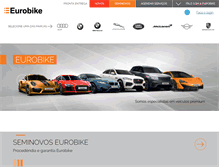 Tablet Screenshot of eurobike.com.br